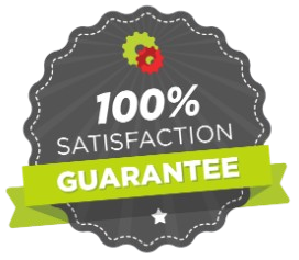 100% satisfaction guarantee